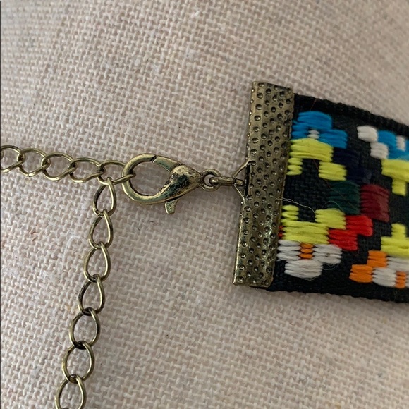 3/$10 NWT choker dangling coins cloth - Picture 5 of 6